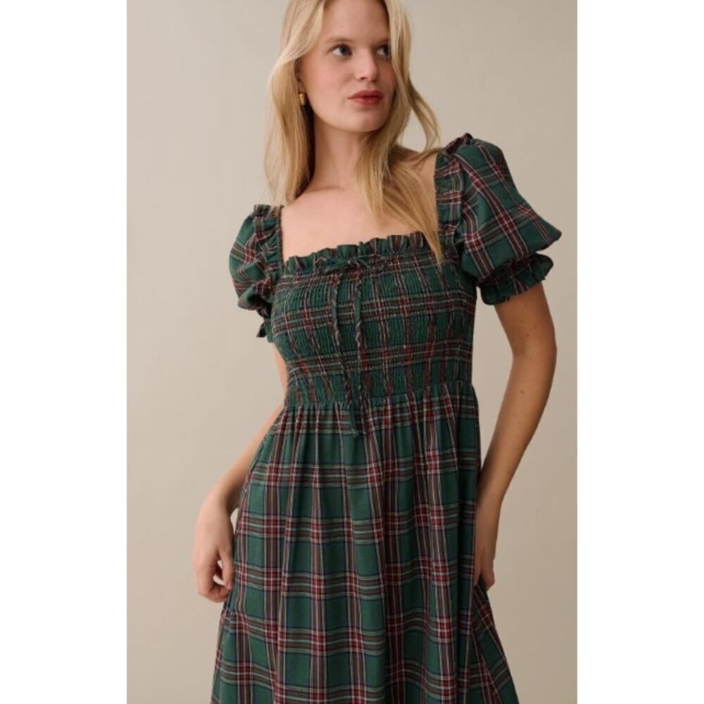 Few Moda x Carly A. Riordan Matilda Plaid Maxi Dress Sz. S - Picture 3 of 9
